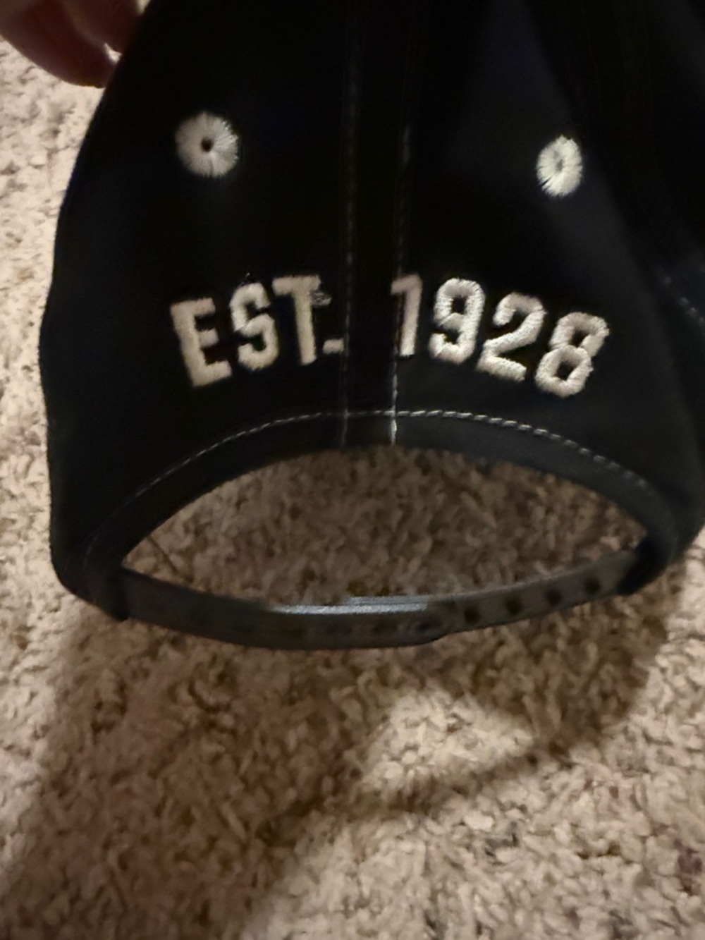 Walt Disney World Black Cap with White 'Mickey' Embroidery - Picture 4 of 4